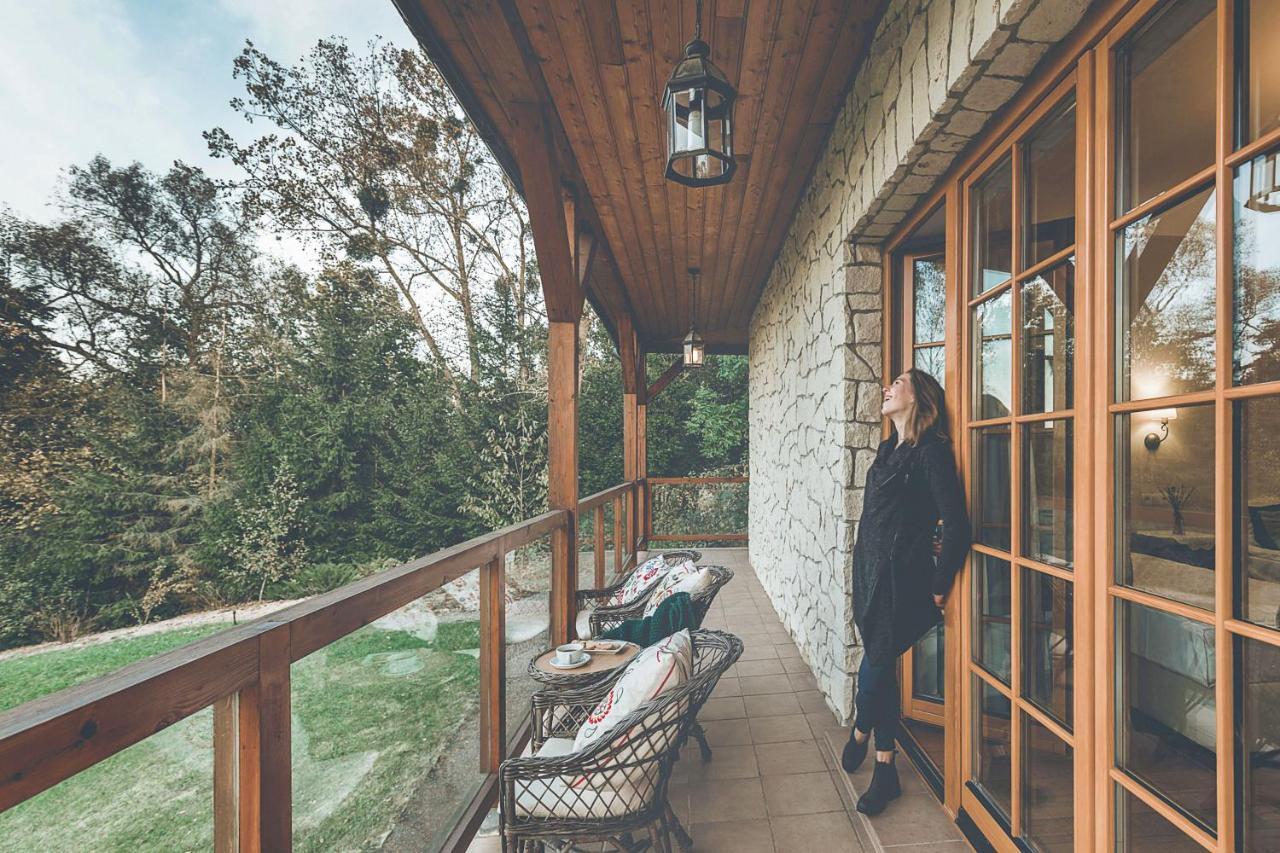 Lubinowe Wzgorze - Wioska Zdrowia Hotel Nałęczów Buitenkant foto